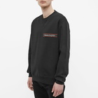 Alexander McQueen Men's Taped Logo Crew Sweat in Black/Mix