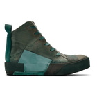 Boris Bidjan Saberi Green Bamba1 Sneakers