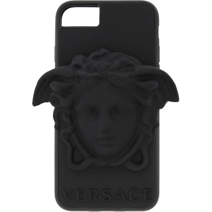 Photo: Versace Black 3D Medusa iPhone 8 Case