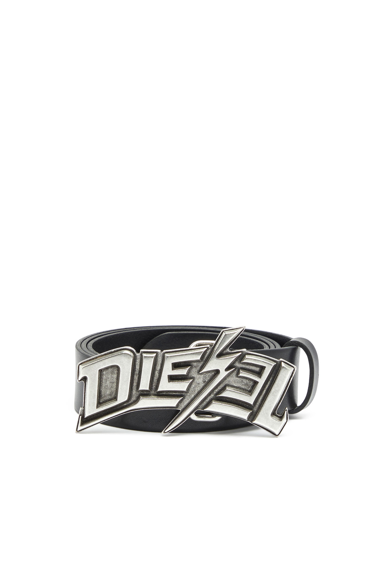NULLUS Black Silver Filled Knuckles Belt NULLUS