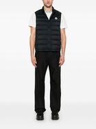 Moncler White Logo-Trim T-Shirt