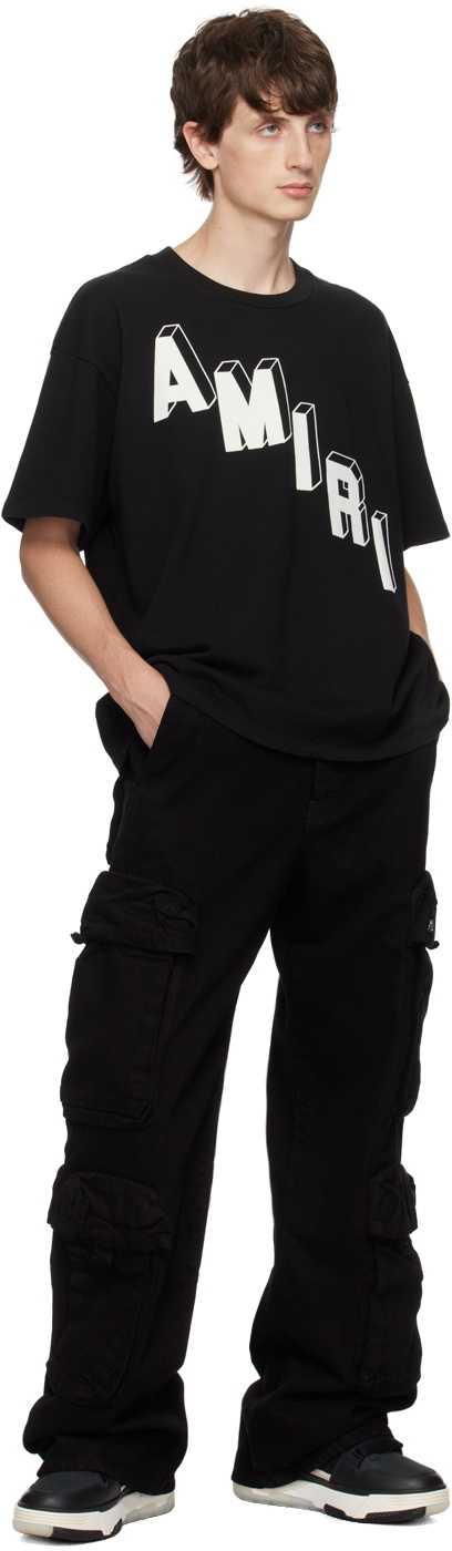 AMIRI Black Hockey Skater T-Shirt