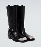 Gucci - Harness leather boots