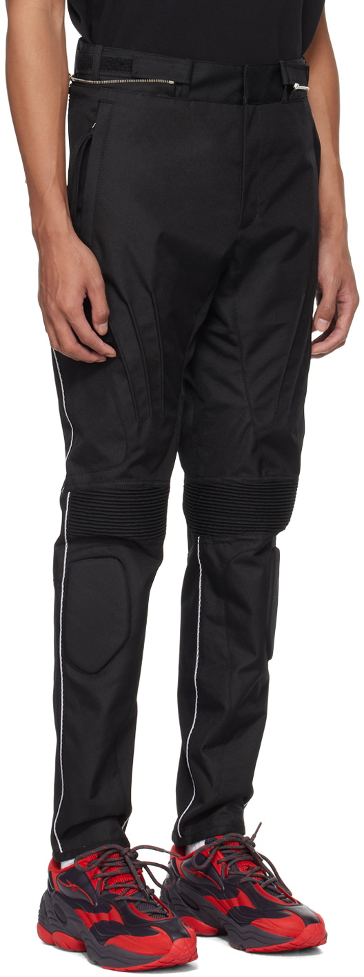 KANGHYUK Black Lock Stitched Trousers