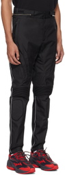 KANGHYUK Black Lock Stitched Trousers