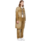 Billy Tan Canvas Workwear Trench Coat