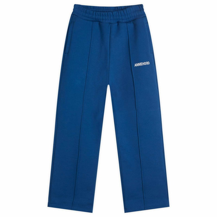 Photo: ANNIE HOOD Men's Straight College Joggers in Navy