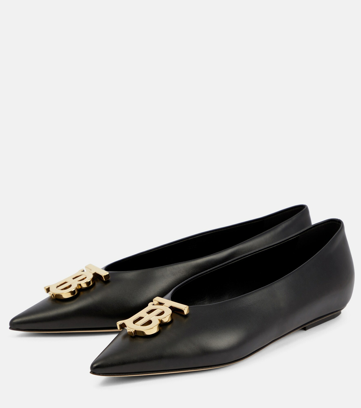 Burberry leather selling flats