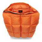 Lanvin Orange Down Quilted Backpack