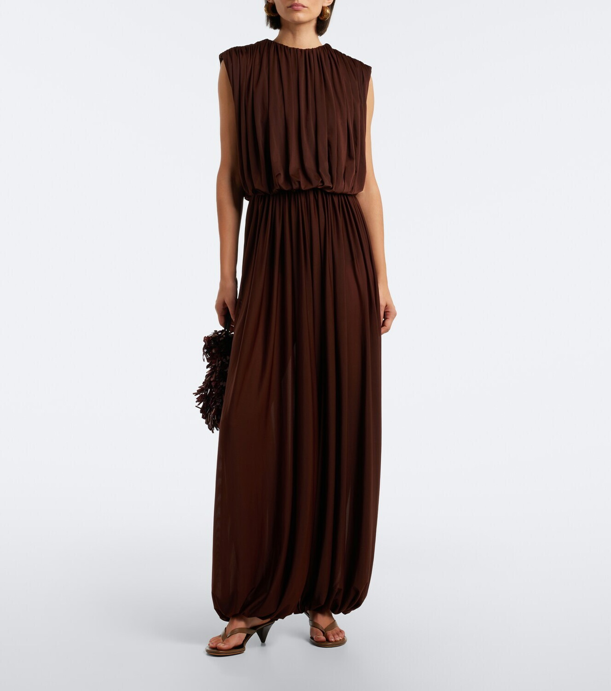 Cala de la Cruz Stone draped top