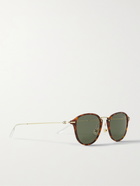 MONTBLANC - Round-Frame Tortoiseshell Acetate and Gold-Tone Sunglasses - Tortoiseshell