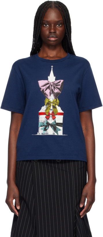 Photo: UNDERCOVER Navy UC1E1891-3 T-shirt