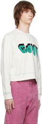 GANNI Off-White Isoli Rock Sweatshirt