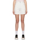 Stella McCartney White Shared OBS 23 Contrast Stitch Shorts