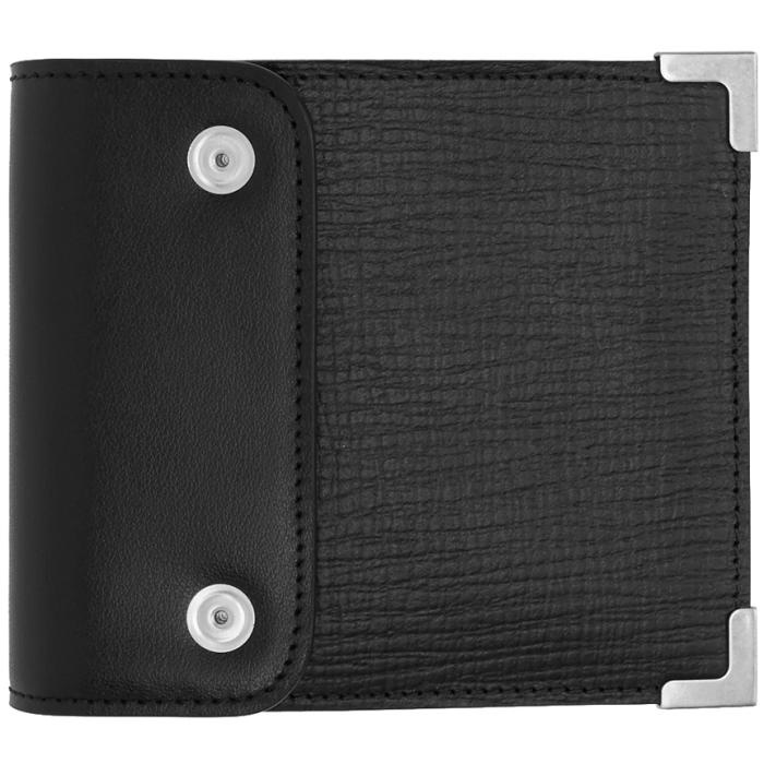 Photo: Maison Margiela Black and Red Strap Bifold Wallet