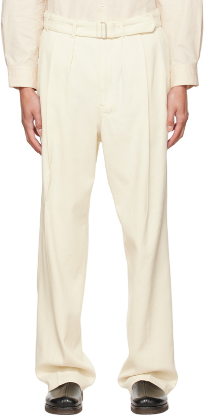 Photo: Lemaire Off-White Loose Trousers