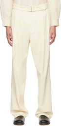 Lemaire Off-White Loose Trousers