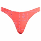 Damson Madder Women's High Leg Bikini Bottoms in Red