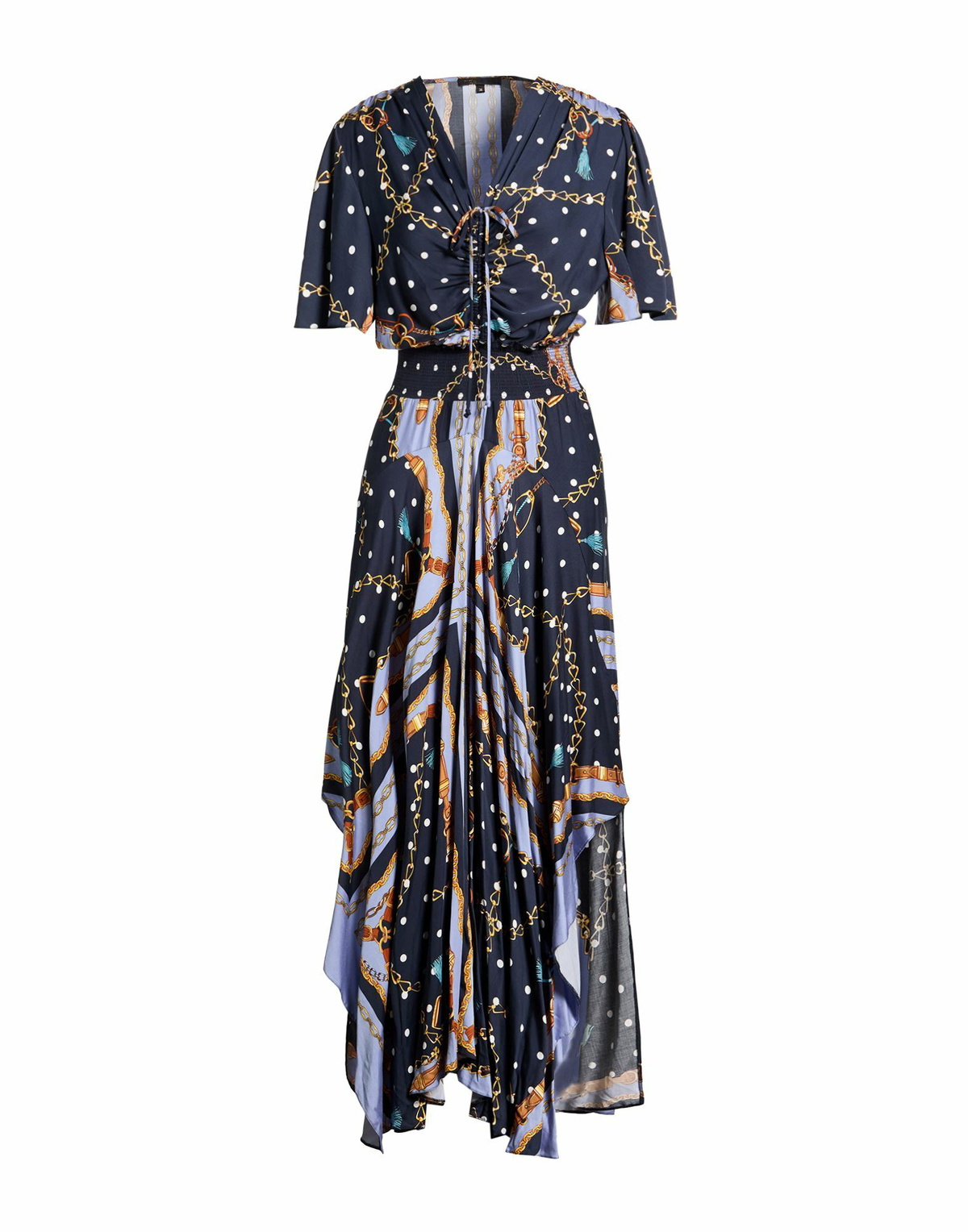 Maje Womens Maxi dress in Navy