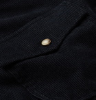 Lardini - Cotton-Corduroy Western Shirt - Men - Navy