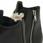 Rick Owens Women's Jumbo Lace High Top Sneakers in Black/Milk/Milk