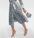 Miss Sohee Leopard-print trench coat