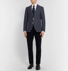 Hugo Boss - Navy Raye Slim-Fit Unstructured Tweed Blazer - Blue