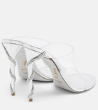 Rene Caovilla Celebrity crystal-embellished PVC sandals