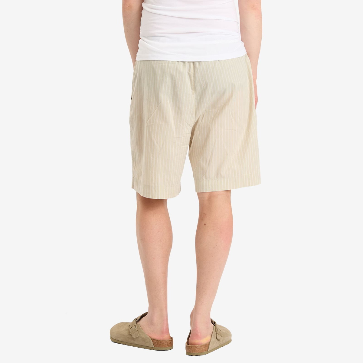 Calvin Klein Men's Sleep Short in Pelican Stripe