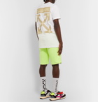 Off-White - Logo-Print Cotton-Jersey T-Shirt - White