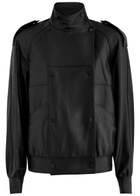 Aexae Leather Biker Jacket Black