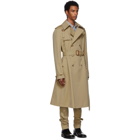 Alexander McQueen Beige Harness Light Trench Coat