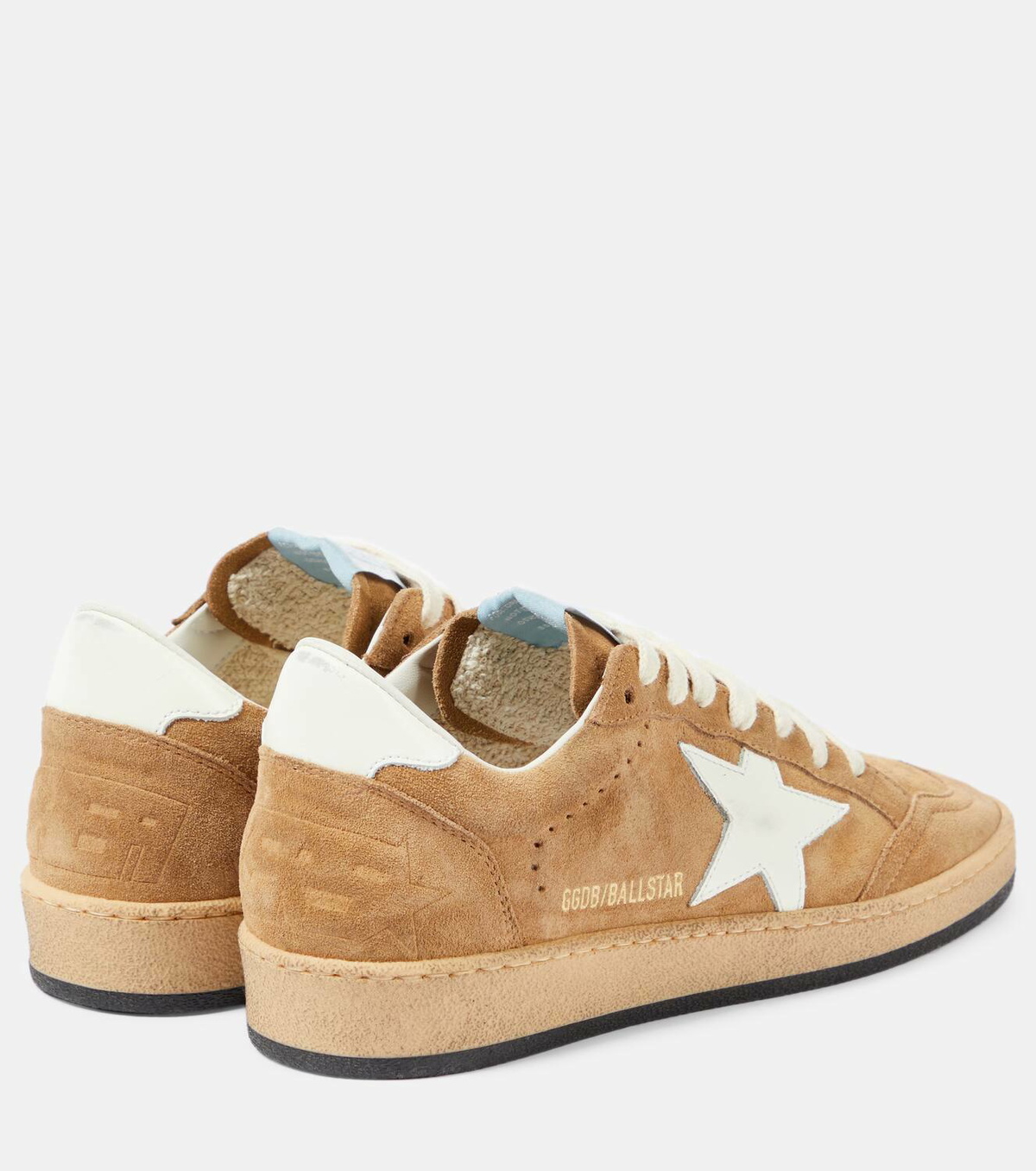 スニーカー Golden  Ballstar Sneakers With Suede Star Golden Goose Ball Star suede sneakers Golden Goose Deluxe Brand