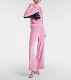 Gucci Crystal G flared sweatpants