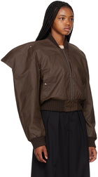 Vivienne Westwood Brown Everest Bomber Jacket