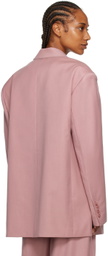 The Frankie Shop Pink Gelso Blazer