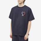 SOPHNET. Men's Heart T-Shirt in Navy