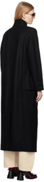 Henrik Vibskov Black Afternoon Coat