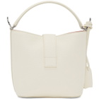 Mark Cross White Mini Murphy Bucket Bag