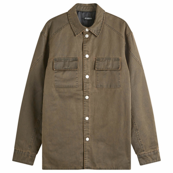 Photo: Han Kjobenhavn Men's Washed Overshirt in Dirty Tint