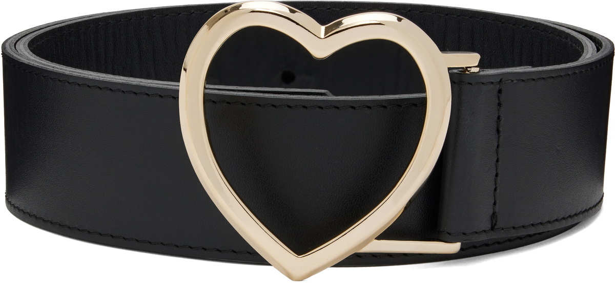Ernest W. Baker Black Rose Buckle Belt Ernest W. Baker