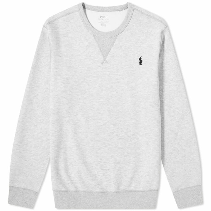 Photo: Polo Ralph Lauren Men's Tech Fleece Crew Sweat in Sport Heather/Polo Black