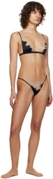 Kiki de Montparnasse Black Orchid Thong