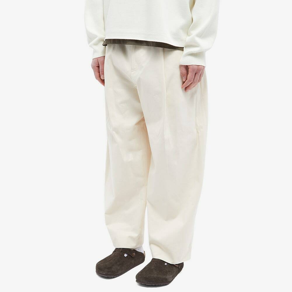 Studio Nicholson Men's Sorte Deep Pleat Volume Twill Pant in Linen