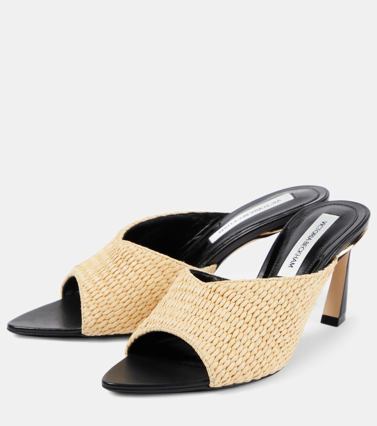 Victoria Beckham Raffia mules