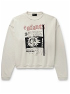 Enfants Riches Déprimés - Logo-Print Cotton-Jersey Sweatshirt - Neutrals