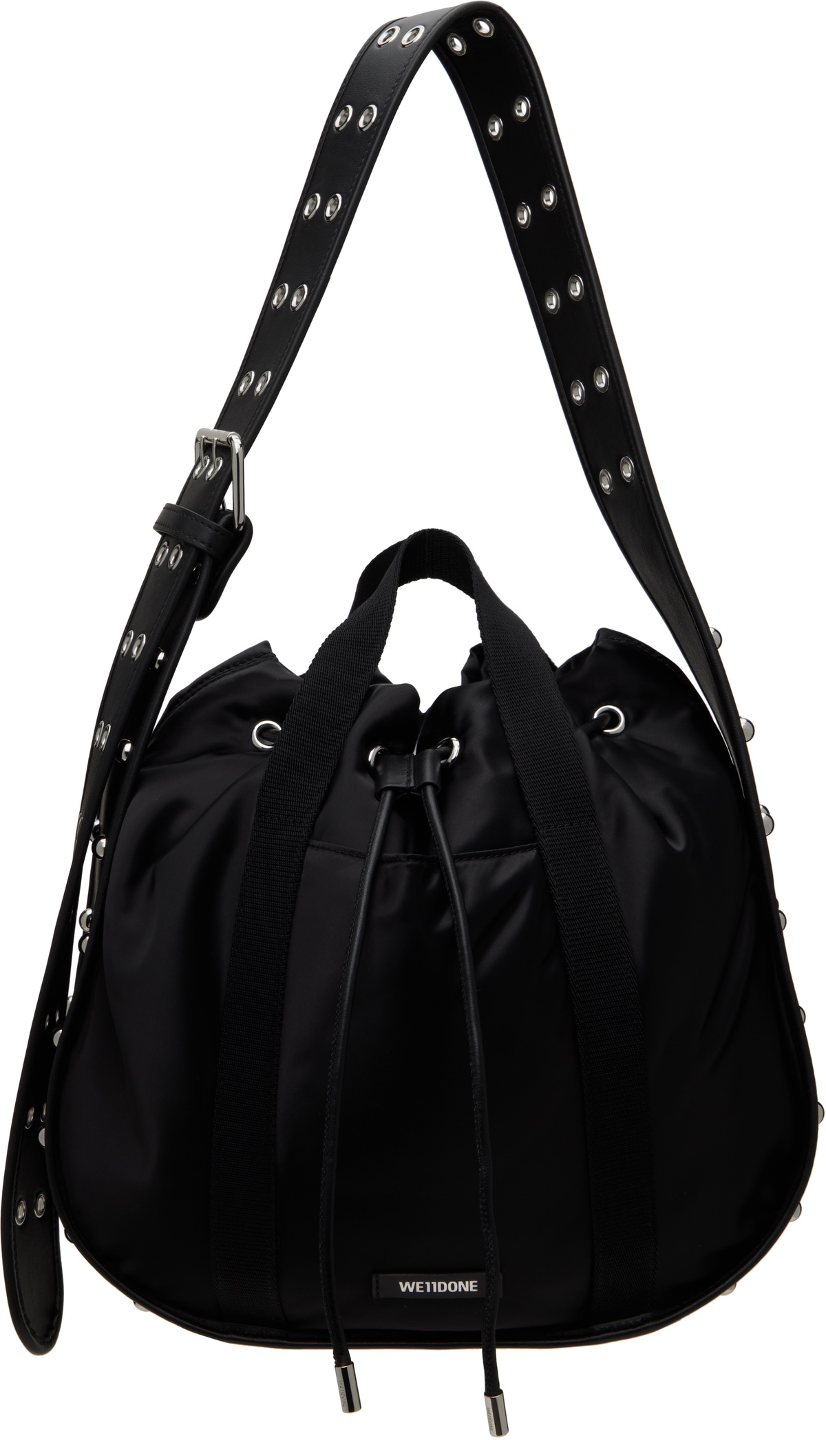 We11done Black Belted Punk Bag