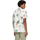 PS by Paul Smith White Palm Tree Short Sleeve Shirt