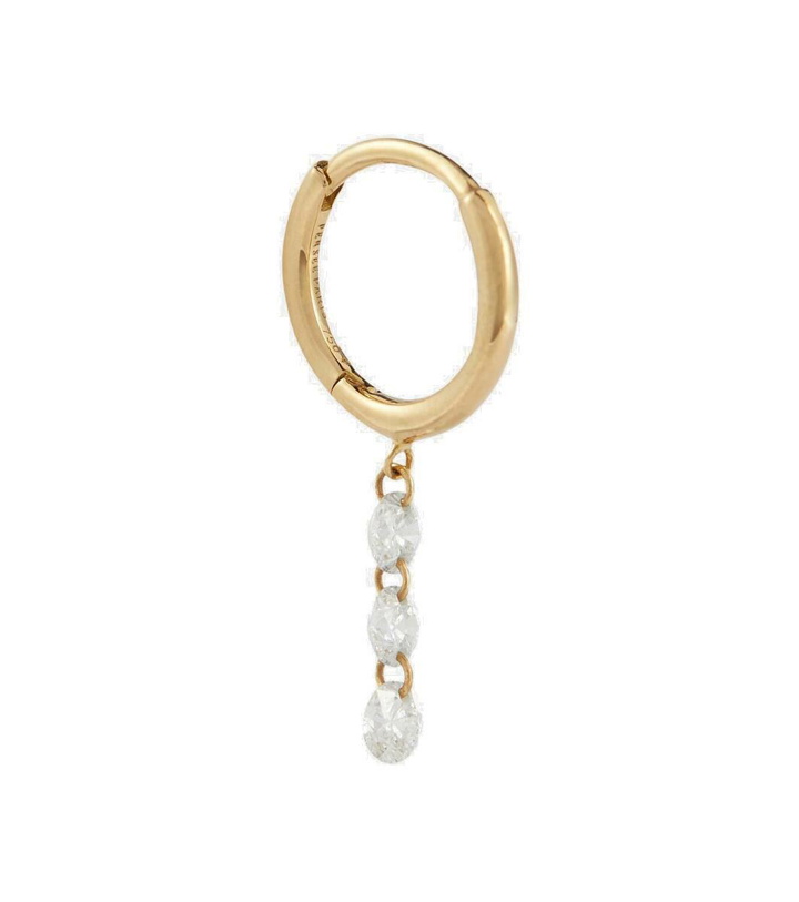 Photo: Persée Piercing Danaé 18kt gold single earring with diamonds