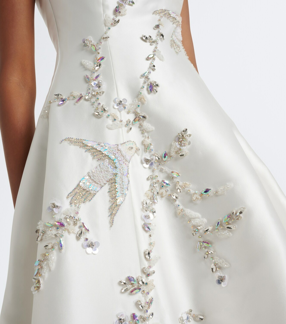 Costarellos Bridal embellished strapless bustier gown